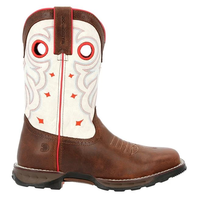 Women's Durango Maverick Steel Toe Waterproof Western Work Boots - Image 13