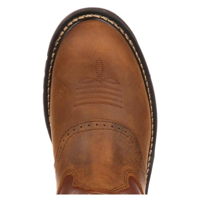 Men's Rocky 11" Branson Saddle Roper Waterproof Boots - Image 6