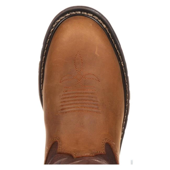 Men's Rocky 11" Original Ride Round Toe Boots - Image 6