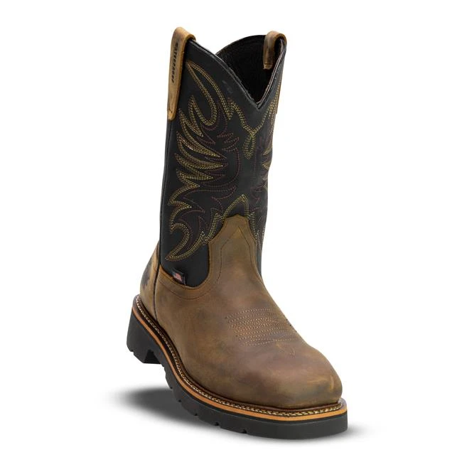 Men's Thorogood American Heritage Square Toe Wellington Waterproof Steel Toe Boots - Image 6