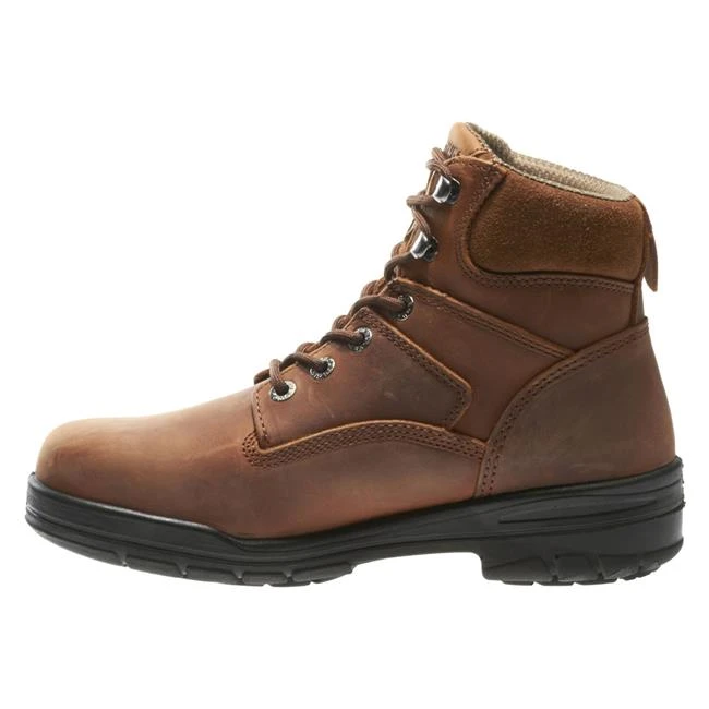 Men's Wolverine 6" Leather Durashocks Work Steel Toe Boots - Image 6