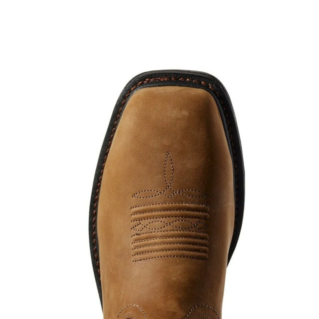 Ariat® Men's Bravo Brown Workhog XT H2O Work Boots 10031483 - Image 3