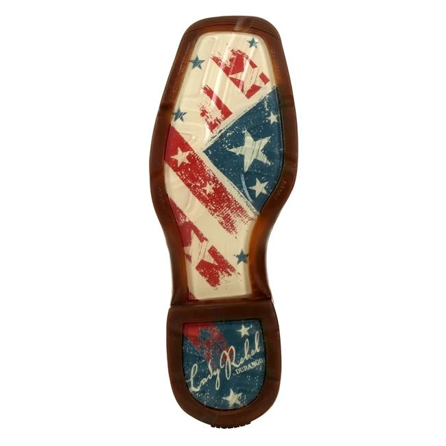 Women's Durango Lady Rebel Distressed Flag Embroidery Western Boots - Image 7