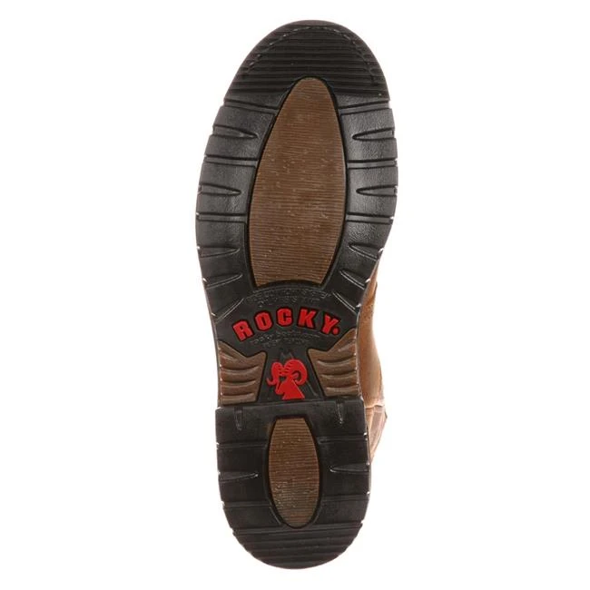 Men's Rocky 11" Branson Saddle Roper Waterproof Boots - Image 7