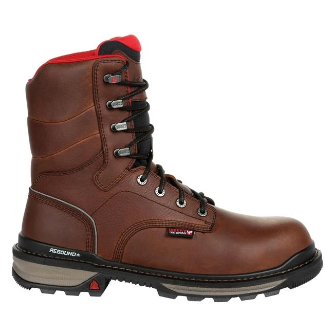 Men's Rocky Rams Horn Work Waterproof Boots - Image 7