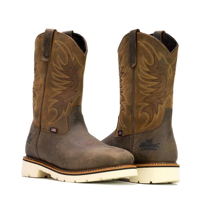 Men's Thorogood American Heritage Square Toe Wellington Steel Toe Boots - Image 7