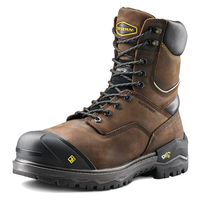 Men's Terra 8" Gantry LXI 400G Composite Toe Waterproof Boots - Image 8