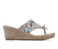 Women's White Mountain Beachball Wedge Sandals