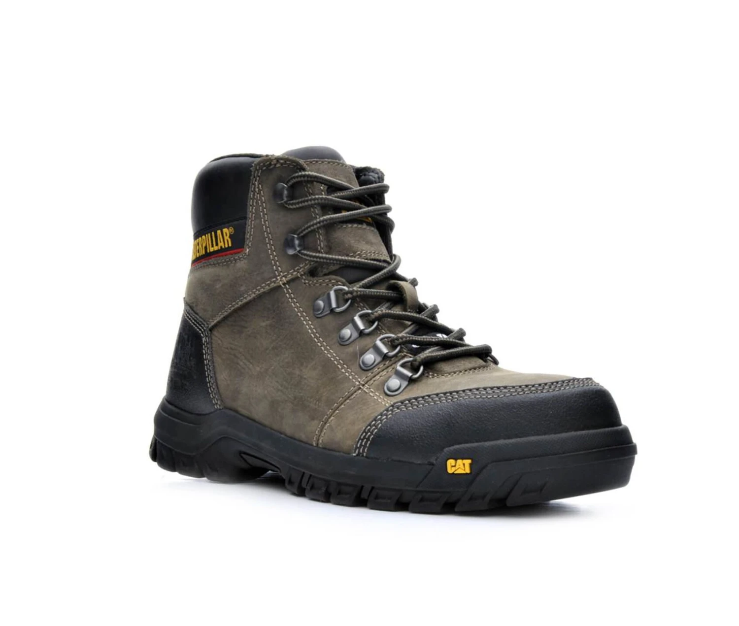 Men's Caterpillar Outline Steel Toe Work Boots - Image 2