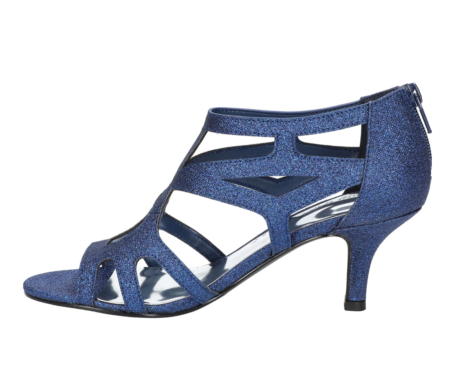 Women's Easy Street Flattery Strappy Heeled Dress Sandals - Image 3