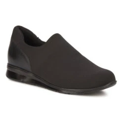 Walking Cradle Dash Slip-On Black Stretch (Women's)