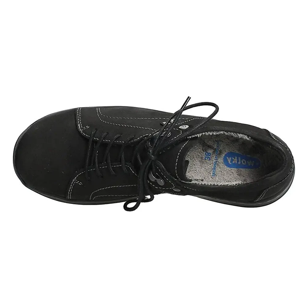 Wolky US Cajun Water Resistant Shoe Black Antique Nubuck (Women's) - Image 2