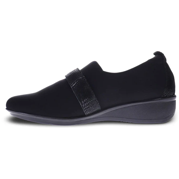 Revere Genoa Black Stretch Loafer (Women's) - Image 3