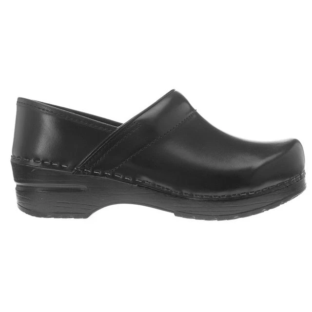 Dansko Professional Black Cabrio Clog Black Leather (Women's) - Image 4