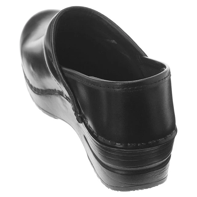 Dansko Professional Black Cabrio Clog Black Leather (Women's) - Image 3