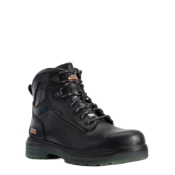 Ariat Men's Turbo 6" Black Waterproof Lace Up Round Toe Boots 10029134