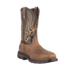 Ariat® Men's Workhog® Mesteño Earth Brown Composite Toe Boots 10010892