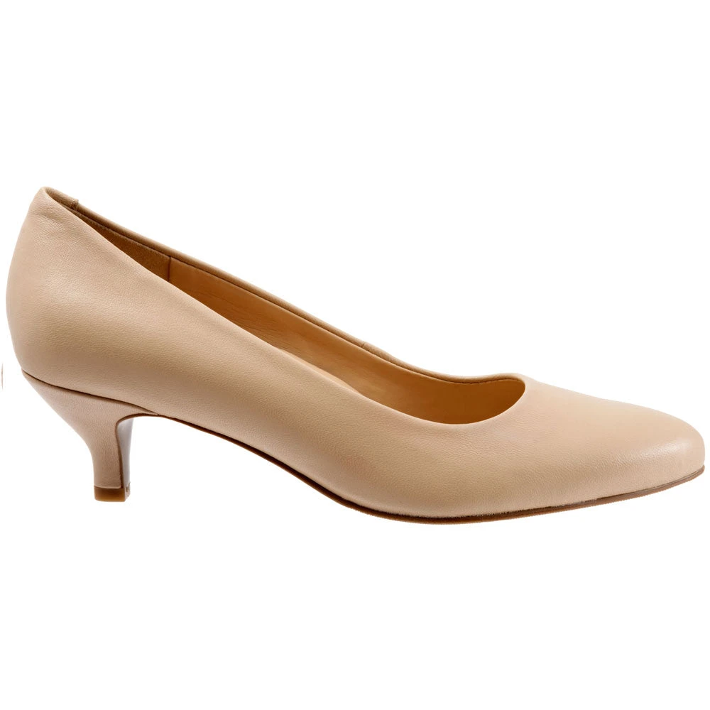 Trotters Kiera Heel Nude Leather (Women's) - Image 3
