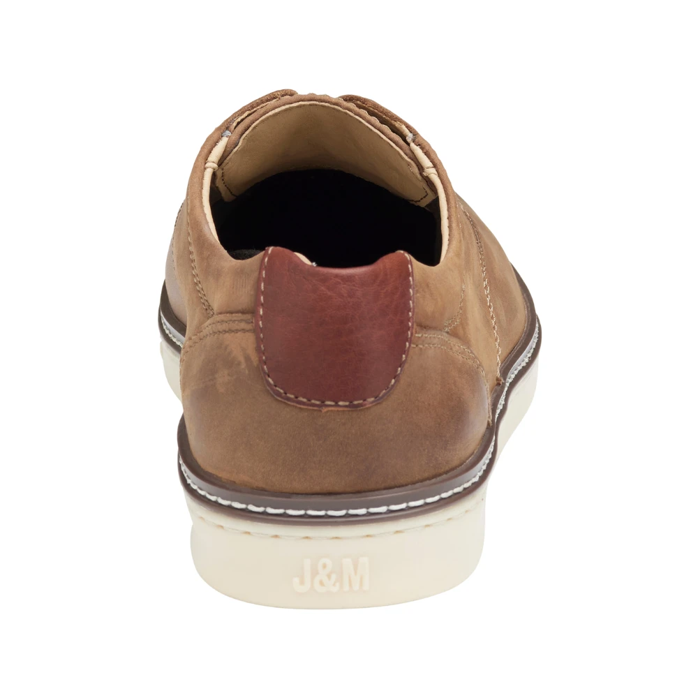 Johnston & Murphy McGuffey Plain Toe Brown Oiled Oxford (Men's) - Image 3