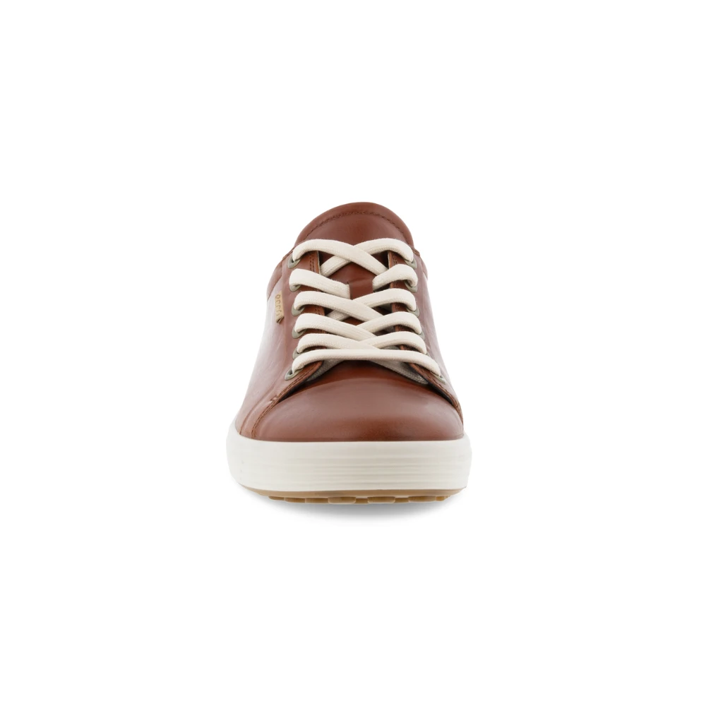 Ecco Soft 7 Cognac Leather Sneaker (Women's) - Image 8