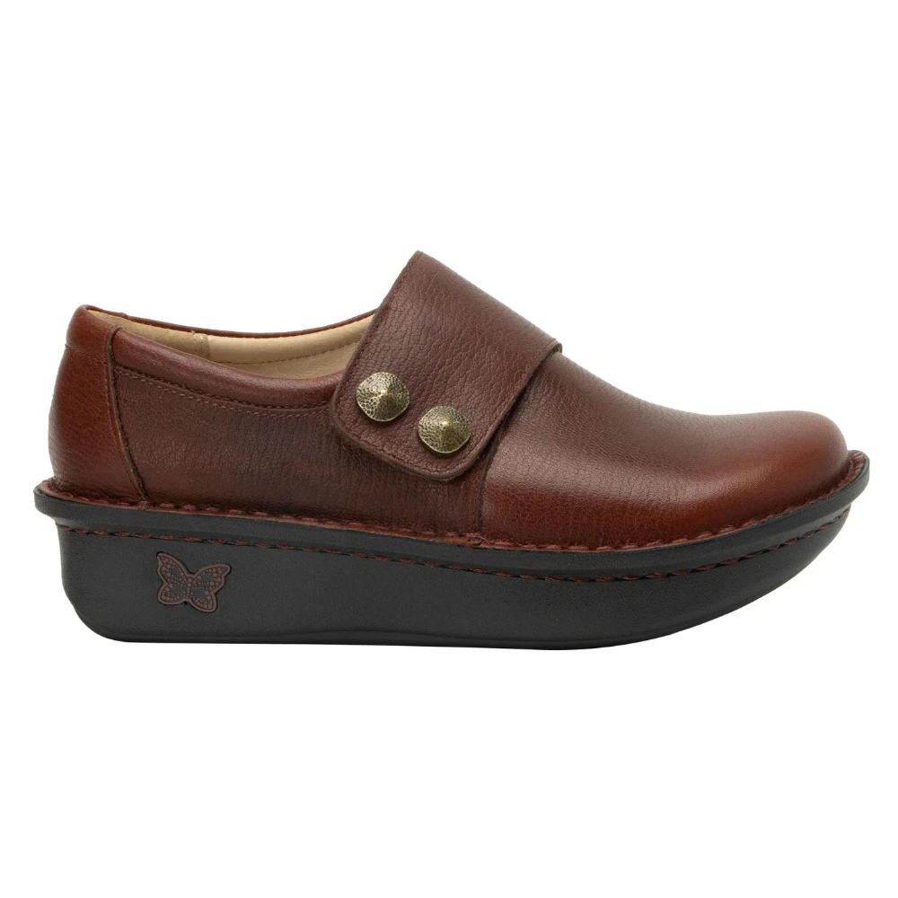 Alegria Deliah Chestnut Leather Slip-On (Women's) - Image 2