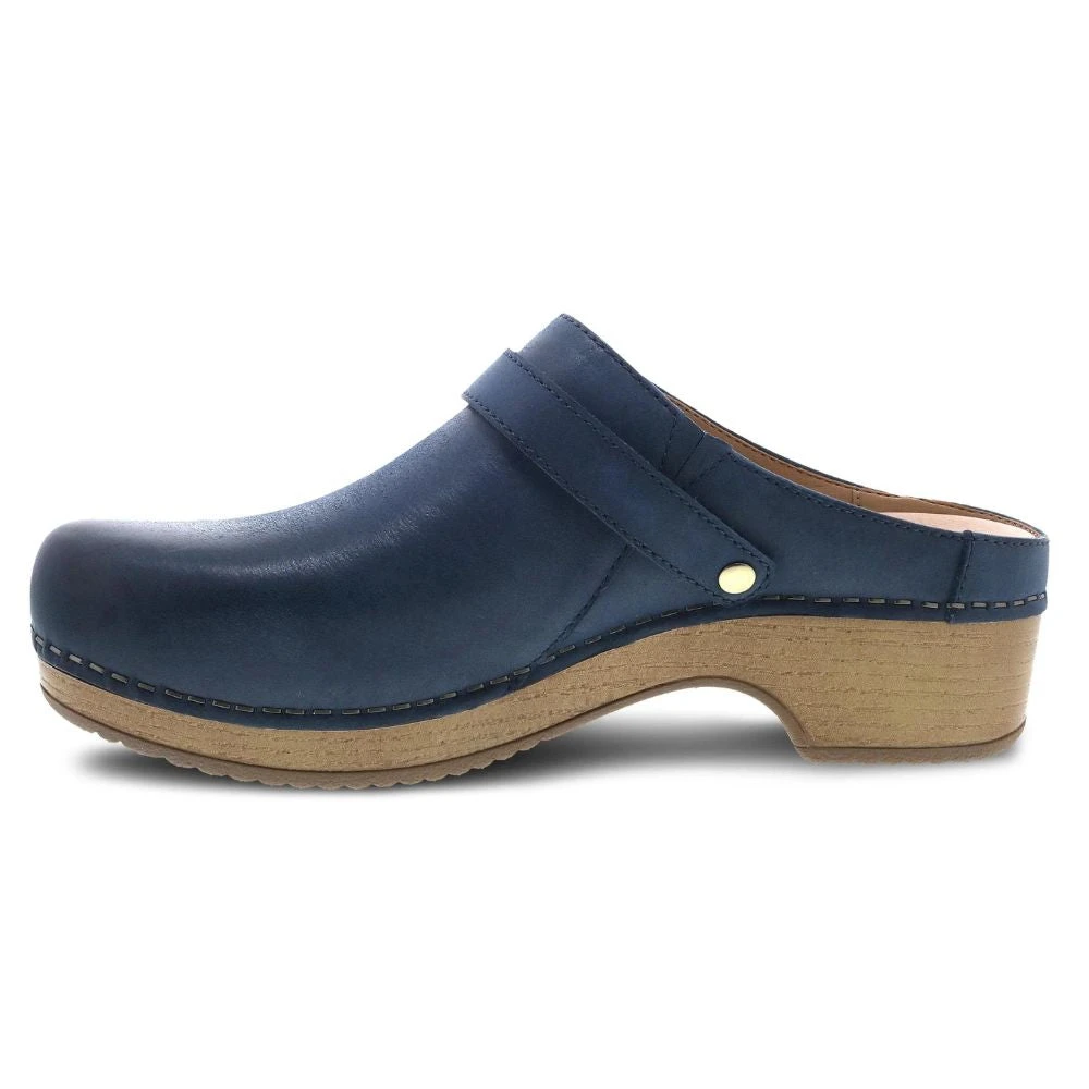 Dansko Berry Navy Leather Clog (Women's) - Image 3