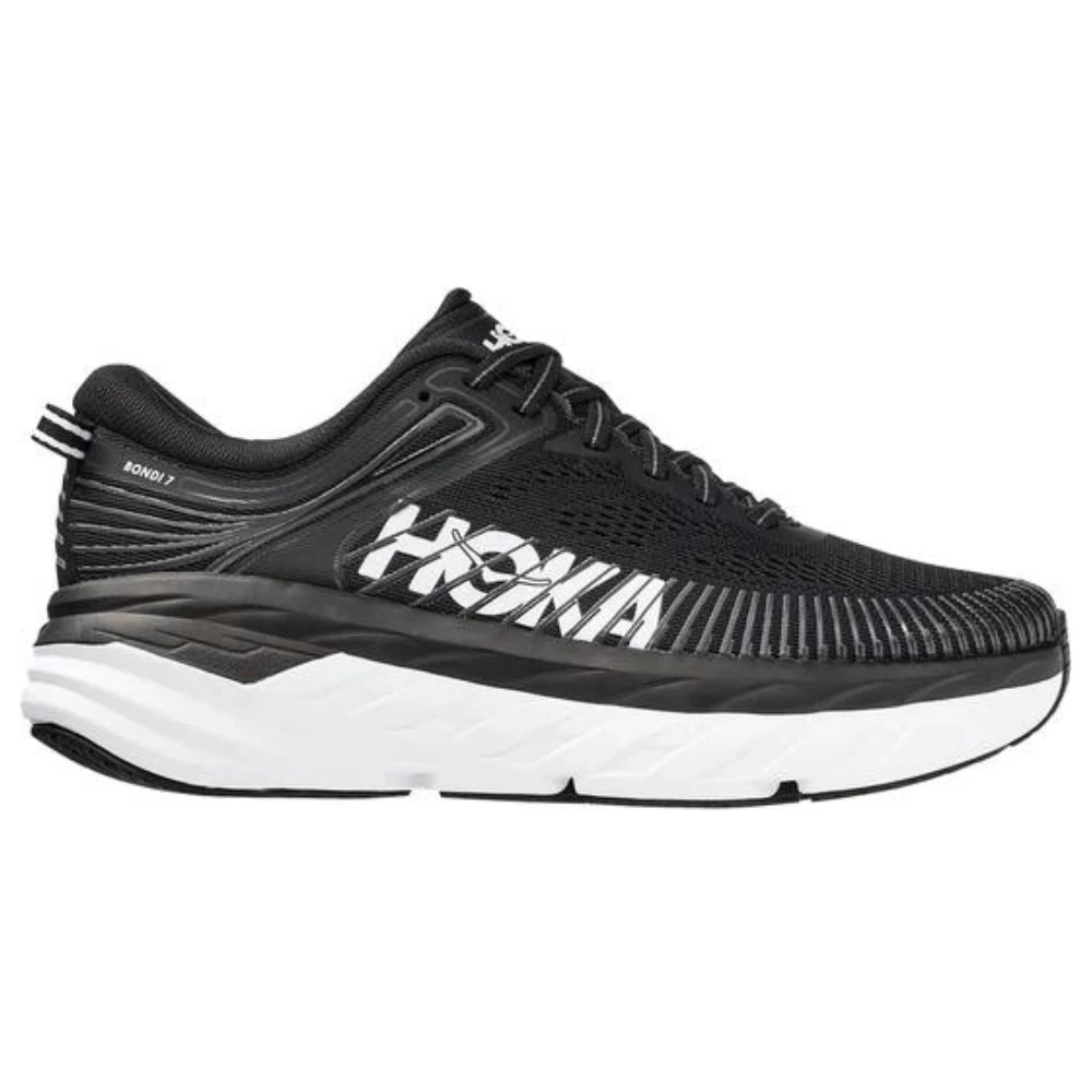 Hoka One One Hoka Bondi 7 Sneaker Black/White (Men's)