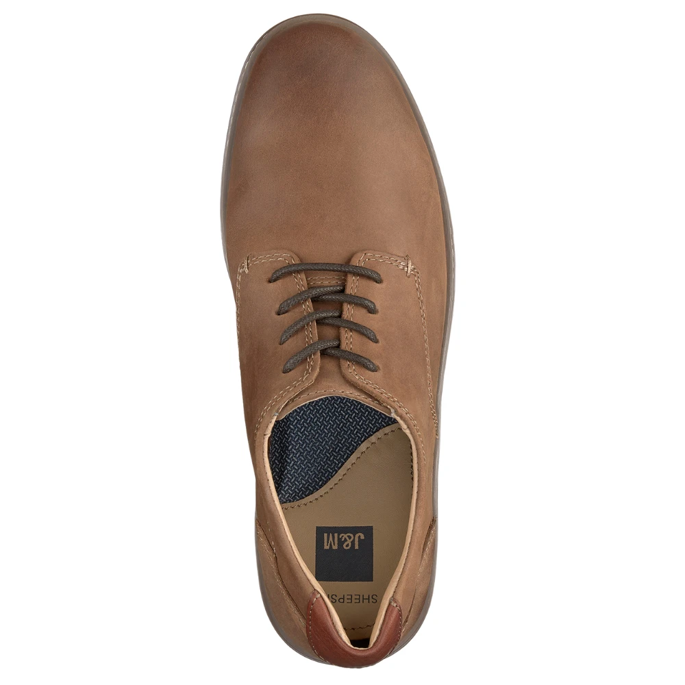 Johnston & Murphy McGuffey Plain Toe Brown Oiled Oxford (Men's) - Image 2