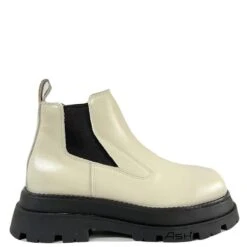 ASH RICH ANKLE BEIGE BOOTS
