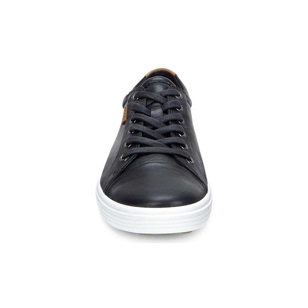 Ecco Soft 7 Black Leather Sneaker (Women's) - Image 4