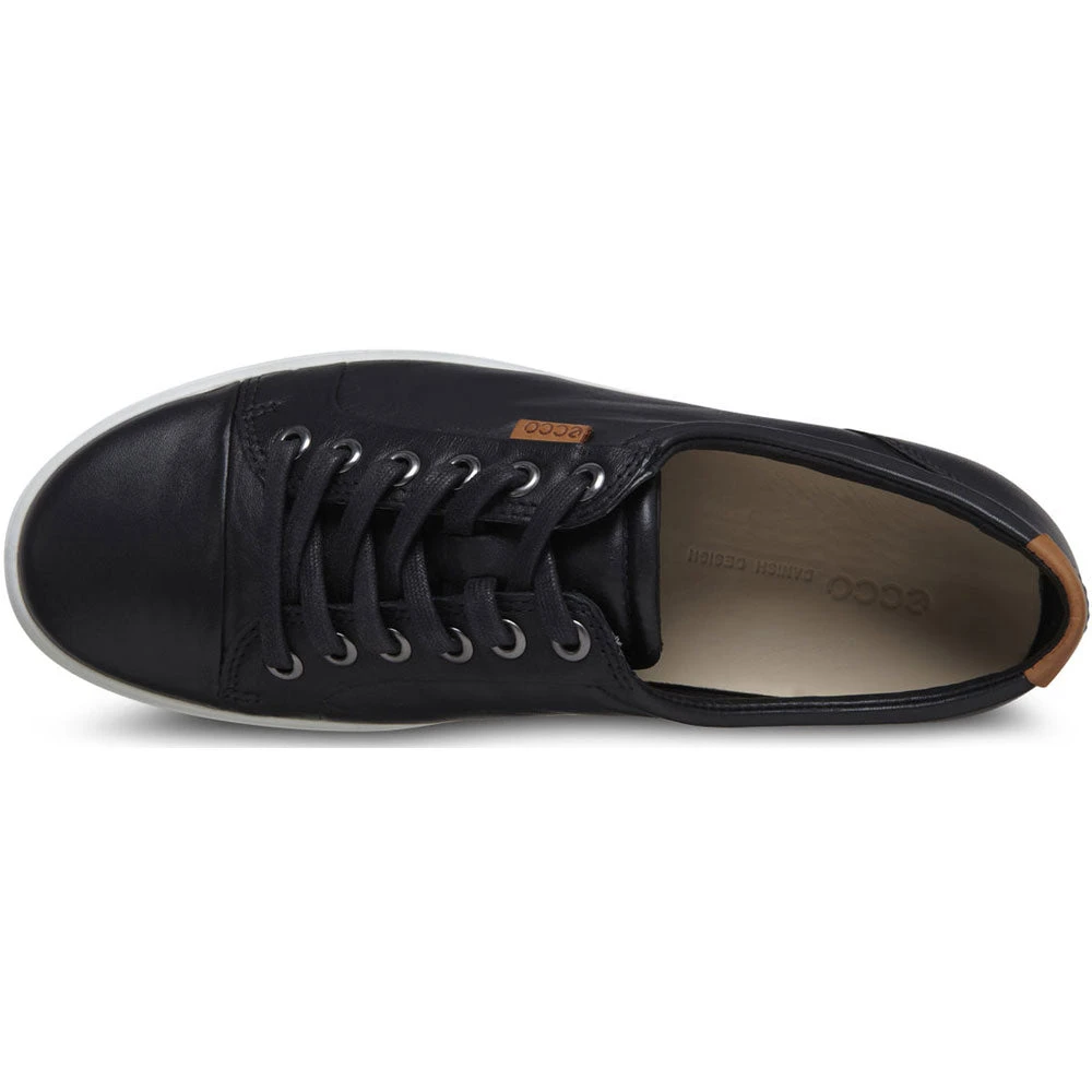 Ecco Soft 7 Black Leather Sneaker (Women's) - Image 6