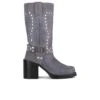JEFFREY CAMPBELL - DUSTY BLUE SUEDE SILVER