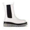 Jeffrey Campbell TANKED-CB PATENT WHITE BOOTS