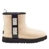 UGG CLASSIC CLEAR MINI NATURAL BOOTS