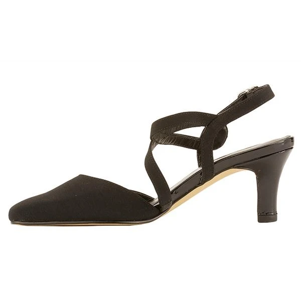 Rose Petals Rosie Pump Black Micro (Women's) - Image 2