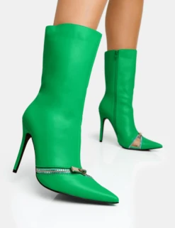 PUBLIC DESIRE - PITSTOP GREEN HEELS