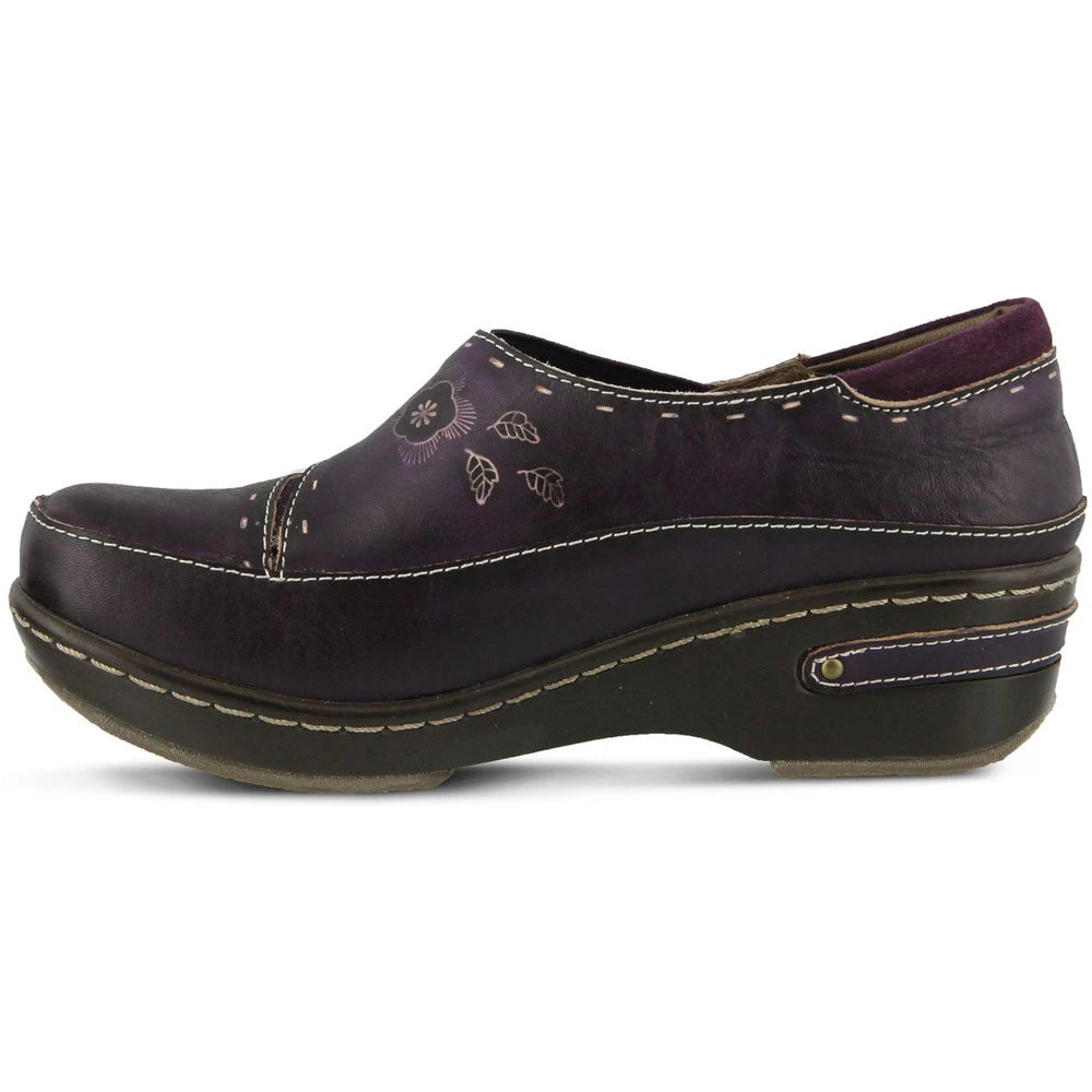 Spring Step Burbank Purple Leather (Women's) - Image 2