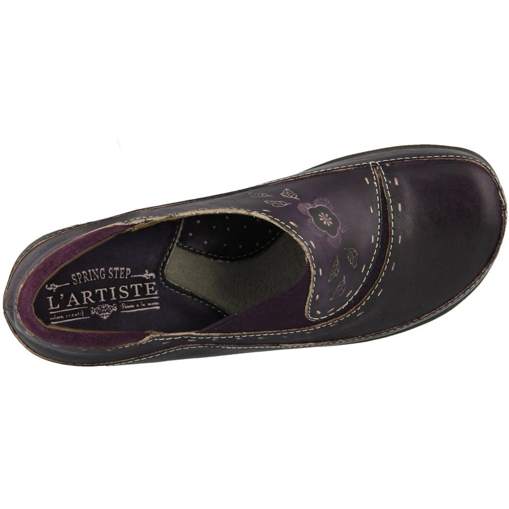 Spring Step Burbank Purple Leather (Women's) - Image 5