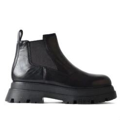ASH RICH ANKLE BLACK BOOTS