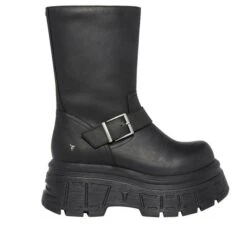 WINDSOR SMITH SEEK BLACK BOOTS