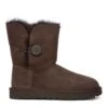 UGG BAILEY BUTTON BROWN
