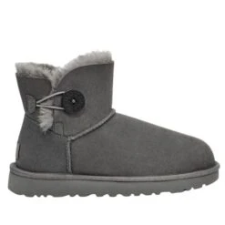 UGG MINI BAILEY BUTTON II GREY